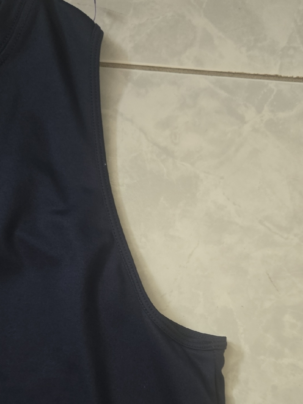 Fabletics Navy Blue Openback Tank Top - Picture 5 of 14
